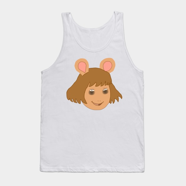 Tired D.W. Meme Tank Top by FlashmanBiscuit